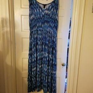 Full length Lane Bryant ombre maxi dress